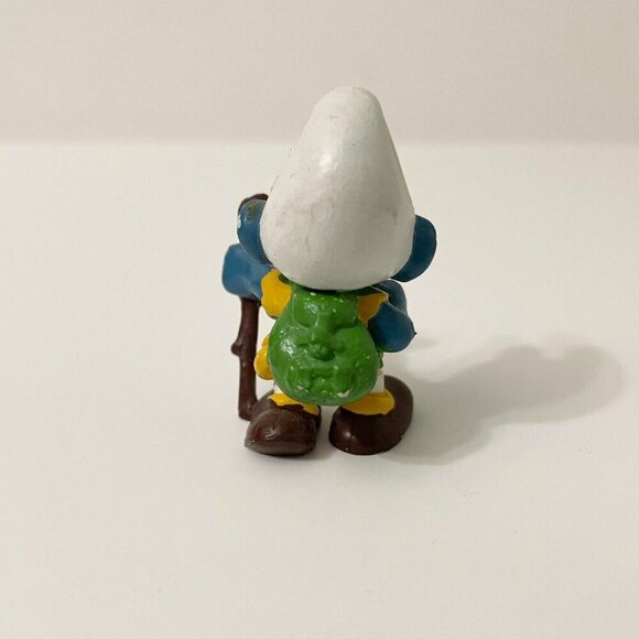 Smurfs Hiker Smurf Walking Stick Hiking Figure Schleich Peyo Damaged - Picture 4 of 16